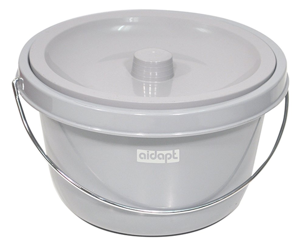 Aidapt Bucket and Lid for Bewl Shower Commode Chair (Eligible for VAT relief in the UK)