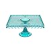 Loire Glass Square Cake Stand - Blue