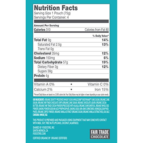 Foodstirs Organic, Non GMO Minute Mug Cake Mix Chocolate Molten Cake, 2.65 Ounce (Pack of 4) - Thumbnail 2