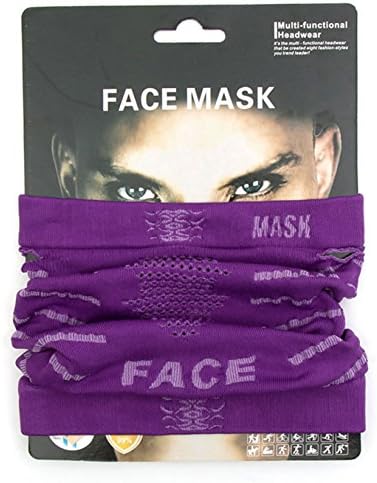 Keentix Multi-functional Performance Face Mask Balaclavas for Motorcycle Bike Skii Snowboard (Purple)