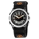 Timex Men's T49741 Expedition Analog-Digital Black Fast Wrap Velcro Strap Watch