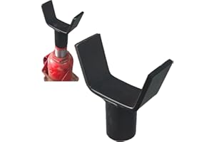 PUZAU Bottle Style Jack Adapter for 12t Jack Support, Bottle Style Jack Accessories for 3-4 in Round□ Axle Tube, Fits 42mm or Other Smaller Diameter Jack, Jack Axle Adapter for Garage,Farm,Trailer