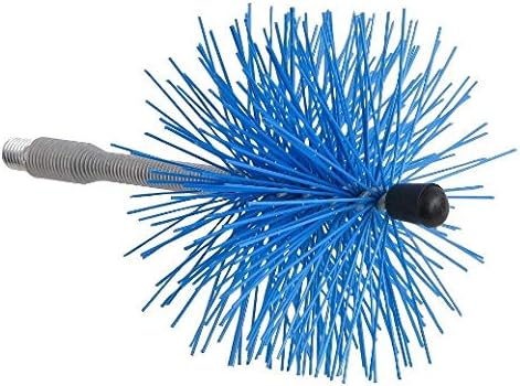 WOLFPACK LINEA PROFESIONAL - Chimney Sweep Nylon Flexible Shaft 120 mm, Blue