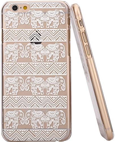 iPhone 6 Case,Flower Rubber TPU Gel Silicone Soft Case Cover Skin Protective For Apple iPhone 6 4.7 inch ¡­ (BaidiElephant)