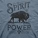 God Gave Us A Spirit of Power Christian T-Shirt (Large), Blue