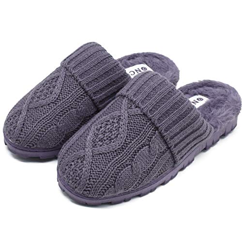 Womens Bedroom Slipper Fluffy Fleece Memory Foam Ladies Slippers