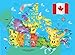 MasterPieces Explorer Kids - Canadian Map - 60 Piece Kids Puzzle