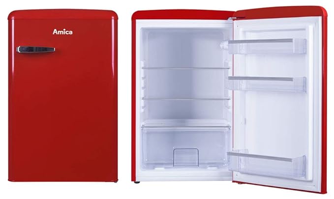 Amica VKS 15620 R Independiente 121L A++ Rojo - Frigorífico (121 L ...