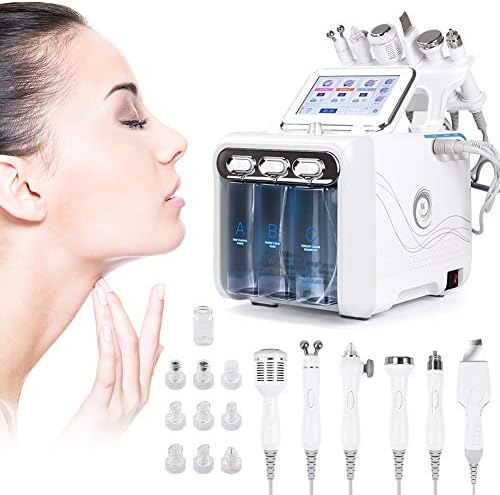 COOYT 6 In 1Hydrogen Oxygen Bubble Beauty Instrument, Facial Cleaning Instrument Beauty Salon Spa Device for Home Use