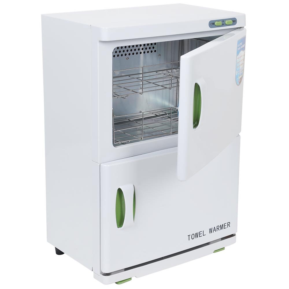 AW 46L 2in1 Electric Dual Cabinet Hot Towel Warmer Heat Machine Facial Skin Spa Massage Nail Beauty Salon Barbershop Equipment: Beauty