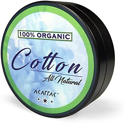 Organic Cotton Wick Cotton Pads 100% Premium High Quanlity 1 Can by AKATTAK