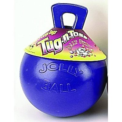 Tug-N-Toss Ball Color: Purple, Size: 6" H x 4.5" W x 4.5" D