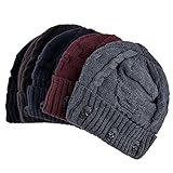KISSBAOBEI Unisex Men Women Skull Knitted Beanie Hats Cap for Winter