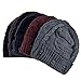 KISSBAOBEI Unisex Men Women Skull Knitted Beanie Hats Cap for Winter primary