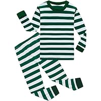 CoralBee Pajamas for Boys Toddler Kids Striped Pants Set Baby Girls Clothes Sleepwear Size 7t