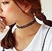 3 Pack - Henna Tattoo Choker Necklace, Black Stretch Chokers