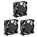 uxcell 3 Pcs 40mmx10mm 3P 7 Cutters Computer Chipset Cooling Fan DC 12V