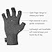 Duerer Arthritis Compression Gloves Women Men for RSI, Carpal Tunnel, Rheumatiod, Tendonitis, Fingerless Gloves for Computer Typing and Dailywork (Gray, L)
