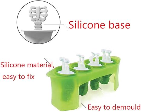 Enfants Glaces Pour Fruit A Saingace Moules A Glaces En Silicone 4pcs Drole Crane Moules A Sucettes Glacees Reutilisables Moule A Popsicle Sans Bpa Cuisine Et Maison Couteaux Et Ustensiles De Cuisine