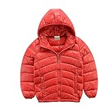 M2C Boys Ultralight Hooded Down Jacket Warm Lightweight Puffer Packable Parka for Boy