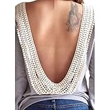 Sandistore Womens Backless Shirt Blouse Tops Shirt