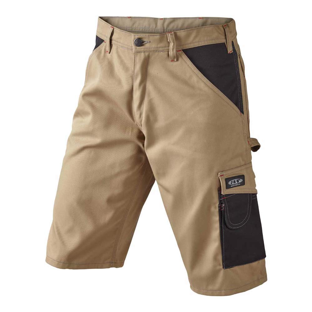 J.A.K. 921034096 Series 9210 65% Polyester/35% Cotton Shorts, Khaki/Black, 54 (38) Size