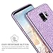 BENTOBEN Phone Case for Samsung Galaxy S9 Ultra Slim Luxury Glitter Sparkle Bling Protective Shockproof Shiny Girly Phone Cover Cases for Girls Women - Purple