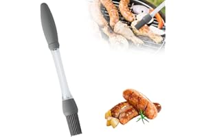 JIEXILY Silicone Oil Brush Basting Pastry Brush for BBQ Grilling Baking, 2025 New Heat Resistant Spread Oil Butter Sauce for Cooking, for Kitchen Gadget Home Outdoor Use (1 Pcs)
