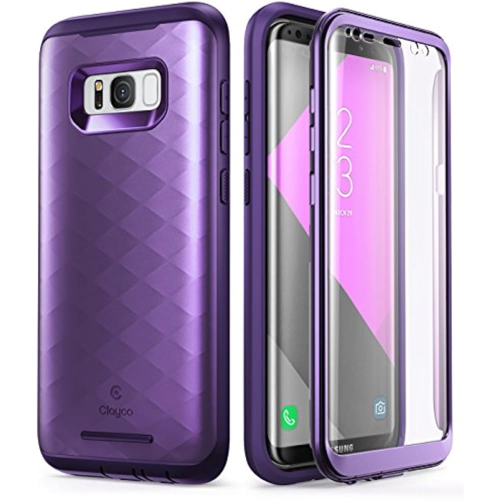 Rugged Phone Case Full Body Built In Screen Protector For Samsung