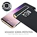 Galaxy S8 Case, VANSIN 3 in 1 Ultra Thin and Slim Hard Case Coated Non Slip Matte Surface with Electroplate Frame for Samsung Galaxy S8 Case (5.8'')(2017) - Black & Gold