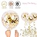 ToyerBee Rose Gold Balloons&Confetti Balloons 50pcs s Latex Party Gold& Real Rosegold Balloon Set for Baby Shower Bridal Shower Birthday Decorations Wedding As Party Supplies12 Inch
