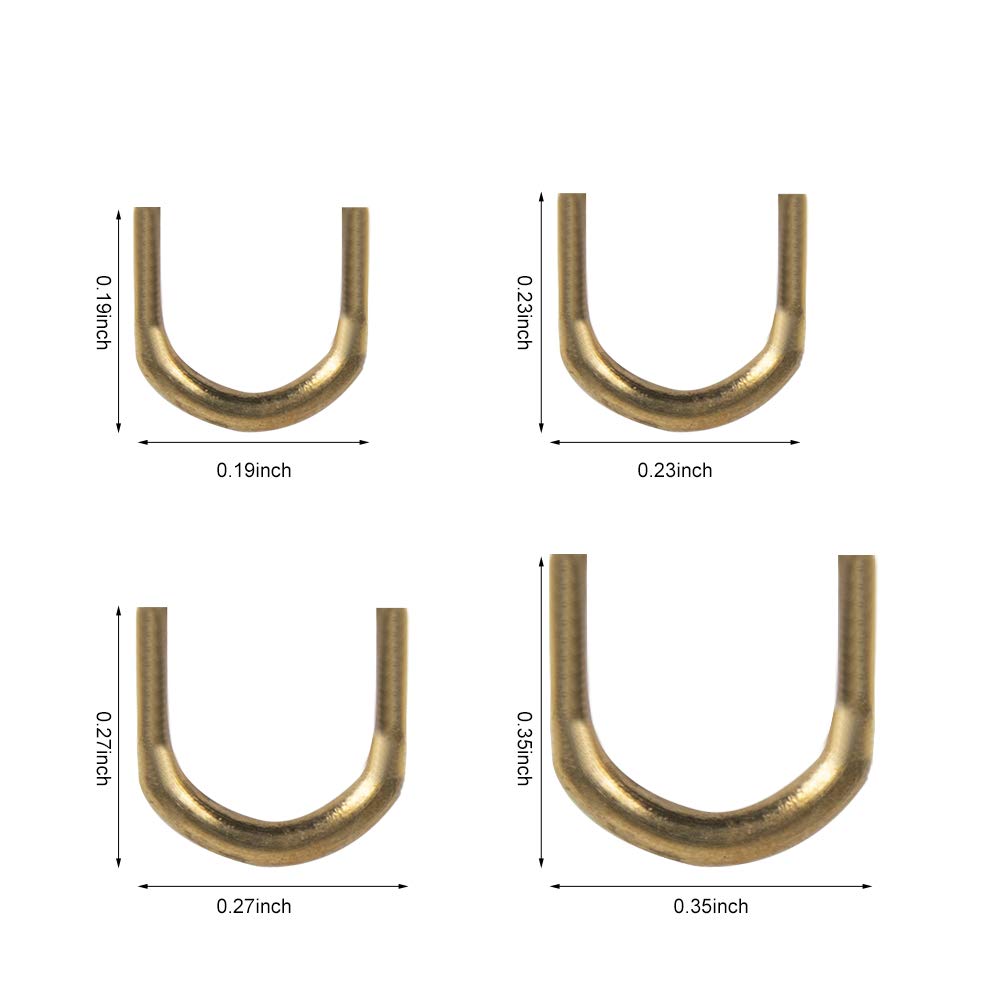 Dr.Fish 100PCs Fishing Clevis Easy Spin Spinner Clevis Fishing Spoon