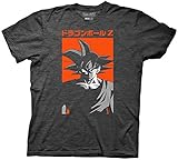 Dragon Ball Z Kai Japanese Anime Manga Mens Adult T-shirt Heather Grey