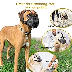 YAYOSUE Soft Dog Muzzle for Large Medium Small