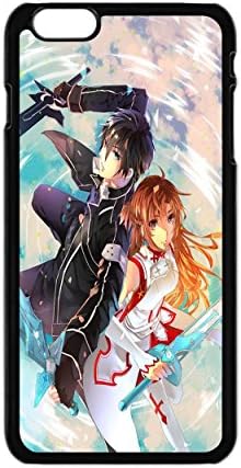 Japanese Anime Sword Art Online Kirito and Asuna PC Hard One Piece Durable Apple iPhone 6/6s Case Cover