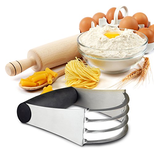 Orblue Dough Blender Pro Premium Stainless Steel Pastry Cutter with 5