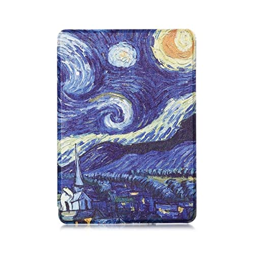 Capa Para Kindle 11ª Geração 2024 e 2022 (C2V2L3 e RS23CV) - Rígida - Sistema de Hibernação - Fechamento Magnético (Van Gogh)