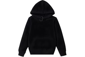ZHIZAIHU Toddlers and Kids Warm Cotton Fleece Long Sleeve Sweatshirt Pocket Drawstring Pullover Hoodie Sweatshirts