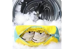 Shoes Washing Machine Bag, Heavy Duty & Deep Cleaning Laundry Bag for Sneakers Tennis Reusable Shoe Cleaning Bag for Washer a