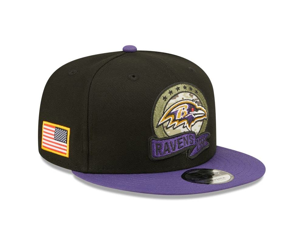 New Era Baltimore Ravens 2022 NFL On-Field Salute to Service 9FIFTY Snapback Cap
