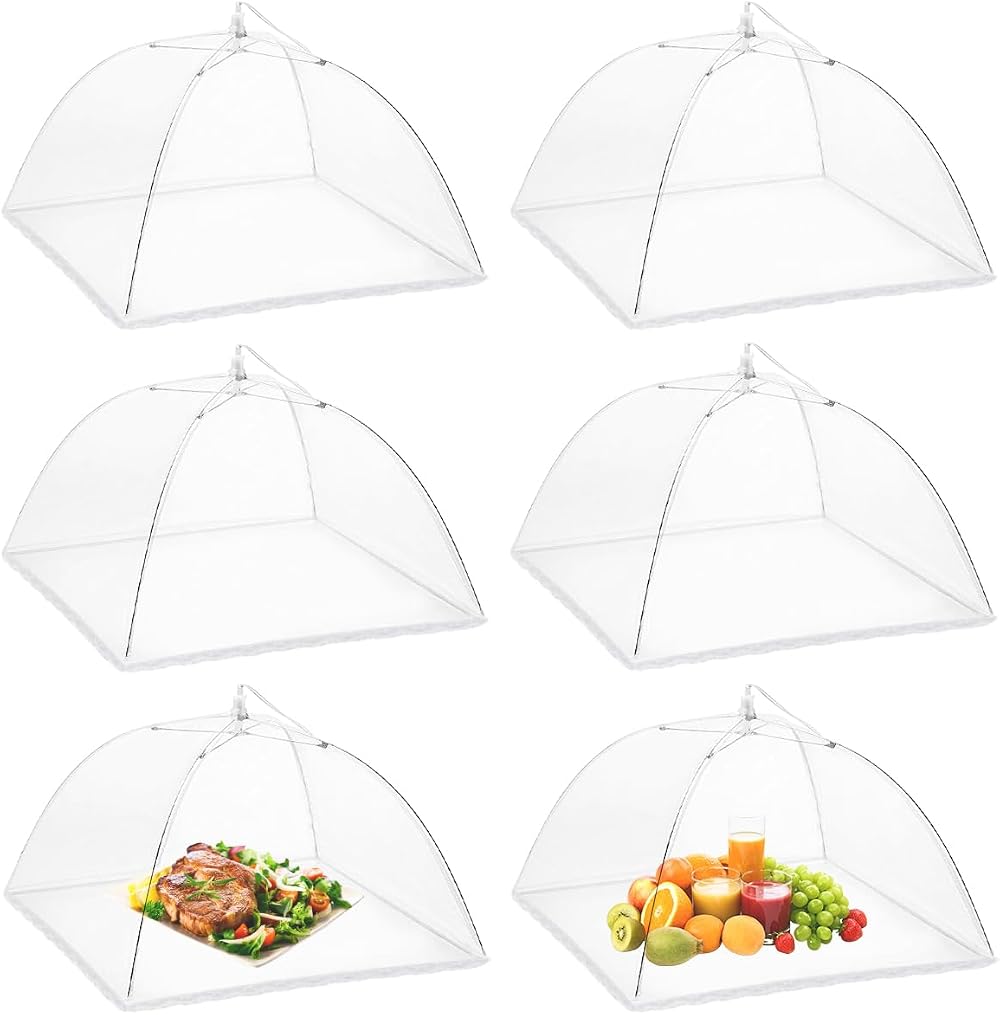Onarway Food Serving Tents 6 Pack 17 Inch Pop-Up Mesh Covers