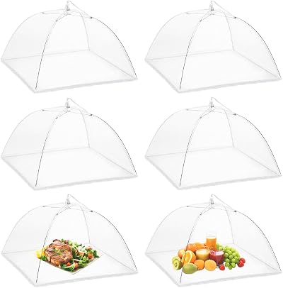 Onarway Food Serving Tents 6 Pack 17 Inch Pop-Up Mesh Covers