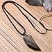 COAI Wolf Tooth Golden Obsidian Amulet Pendant Necklace