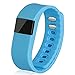 Jozabova TW64 Smart Watch Bluetooth Watch Bracelet Smart band Calorie Counter Wireless Pedometer Sport Activity Tracker For iPhone Samsung Android IOS Phone (Blue)