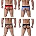 Barsty Men's Breathable Ice Silk Jock Strap