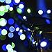 easyDecor Solar String Lights 200 LED 72ft 8 Modes Solar Powered Christmas Fairy String Lights for Outdoor Xmas Tree Patio Party Lawn Garden Wedding Party Halloween Holiday Decoration (Blue Green)