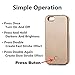 Selfie Light iPhone 6/6s Case, Gemwon Increase Facial Light, Protective Shell Durable LED Illuminated Flashing Light Selfie Cover for iphone 6/6s (Gold)