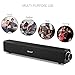 Sound Bar, 20W Soundbar Wired and Wireless Bluetooth Audio Stereo, Bluetooth Home Theater TV Speaker, AwesomeWare Surround Sound Bar for TV, PC, Cellphone, Tablets Projector and Wireless Devices