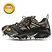 Weanas Ice Cleats Crampons 1 Pair for Boots Shoes Women Men Kids Stainless Spikes Anti Slip Traction Cleats Fishing Hiking Walking Mountaineering Climbing (12 Spikes-Black, L)