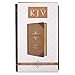 KJV Holy Bible, Giant Print Standard Size Faux Leather Red Letter Edition - Ribbon Marker, King James Version, Brown Two-tone (KJV Standard GP Editions)
